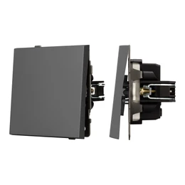 Фото #1 товара Механизм звонкового выключателя SWT-TENDO-MKR1-SFPL-GR (230V, 10A) (Arlight, -)