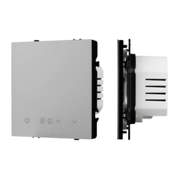 Фото #1 товара Терморегулятор SWT-NOBE-MTE-SFPL-IS (электрический тёплый пол) (Arlight, Никель)