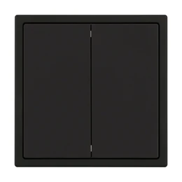 Фото #1 товара Механизм звонкового выключателя двухклавишный SWT-NOBE-MKR2-SFPL-BK (230V, 10A) (Arlight, Черный оникс)