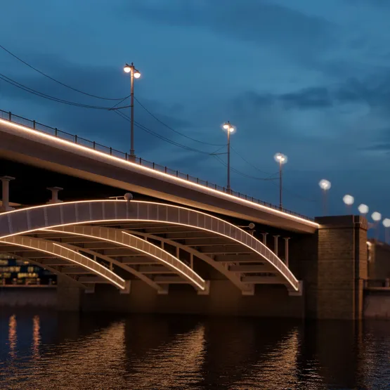 Фото #2 товара Светодиодная лента герметичная MOONLIGHT-PRO-SIDE-X320-12x24mm 48V Warm3000 (10 W/m, IP67, 30m, wire x2) (Arlight, Вывод боковой, 7 лет)