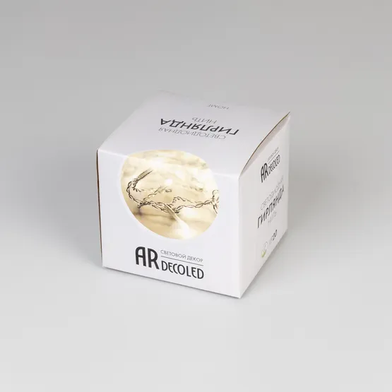 Фото #5 товара Светодиодная гирлянда ARD-STRING-HOME-5000-GREEN-50LED-STD WHITE (230V, 3.5W) (Ardecoled, IP20)