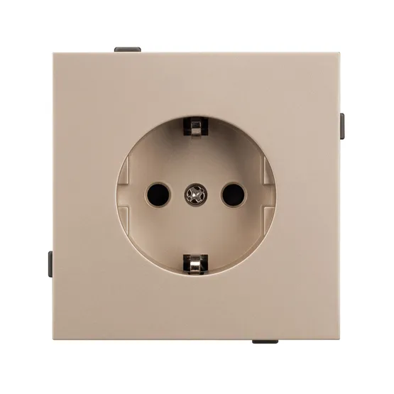 Фото #2 товара Механизм электрической розетки SCT-TENDO-MEU1-PL-GD (230V, 16A) (Arlight, -)