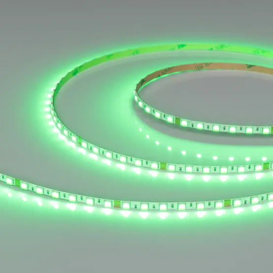 Фото #3 товара Светодиодная лента RT-H96-5mm 24V RGBW-Warm-4-in-1 (10 W/m, IP20, 5m) (Arlight, узкая)