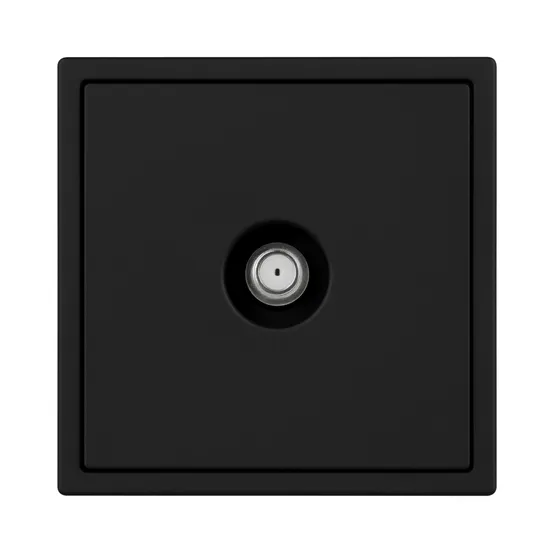 Фото #2 товара Механизм спутниковой розетки SCT-NOBE-MST1-SFPL-BK (SAT) (Arlight, Черный оникс)