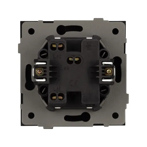 Фото #2 товара Механизм выключателя одноклавишный проходной SWT-TENDO-MKP1-PL-GR (230V, 10A) (Arlight, -)