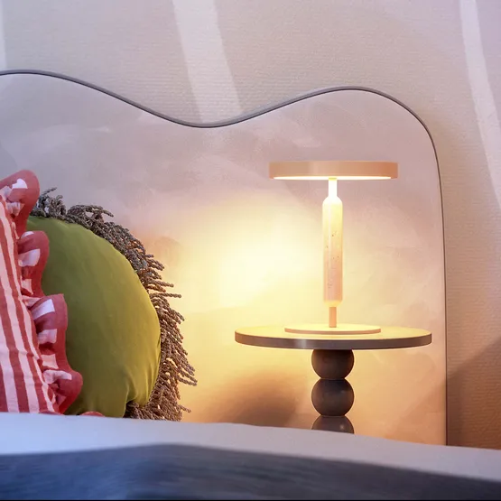 Фото #2 товара Светильник SP-ALYSS-TAB-R22.5x30-5W Warm3200-MIX (BG-BG, 110 deg, 230V) (Arlight, IP20, Мрамор, 5 лет)