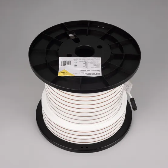 Фото #4 товара Светодиодная лента герметичная MOONLIGHT-PRO-TOP-X320-16x16mm 48V White6000 (10 W/m, IP67, 30m, wire x2) (Arlight, Вывод боковой, 7 лет)