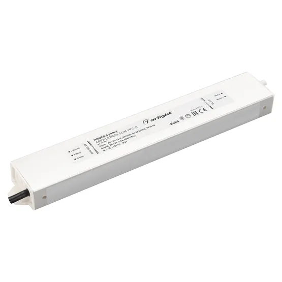 Фото #1 товара Блок питания ARPV-LG24080-SLIM-PFC-D (24V, 3.3A, 80W) (Arlight, IP67 Металл, 5 лет)