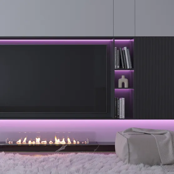 Фото #11 товара Светодиодная лента RT-H96-5mm 24V RGBW-Warm-4-in-1 (10 W/m, IP20, 5m) (Arlight, узкая)