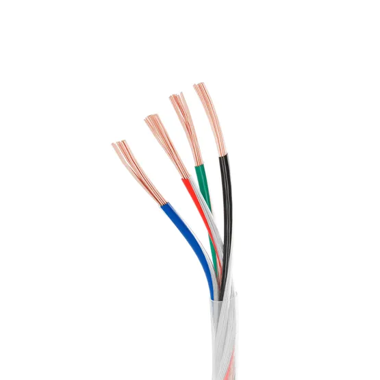 Фото товара Провод питания ARL-20AWG-CLEAR-5Wire-CU-Double (5x0.75mm, 2.5m) (Arlight, -)