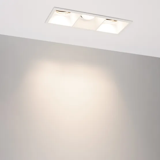 Фото #3 товара Светильник MS-FLOW-BUILT-S230x85-3x6W Day4000 (WH, 15 deg, 230V) (Arlight, IP20 Металл, 5 лет)