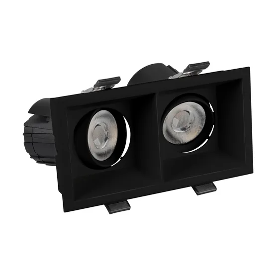 Фото #4 товара Светильник MS-FLOW-BUILT-S157x85-2x12W Day4000 (BK, 38 deg, 230V) (Arlight, IP20 Металл, 5 лет)