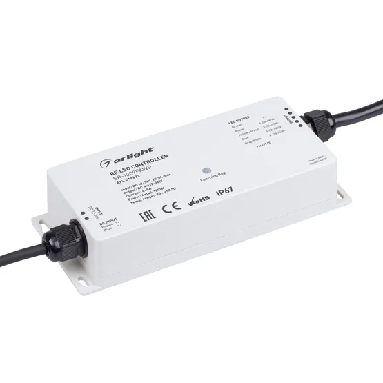 Фото товара Контроллер SR-1009FAWP (12-36V, 240-720W) (Arlight, IP67 Пластик, 3 года)