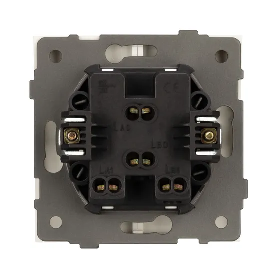 Фото #3 товара Механизм выключателя двухклавишный непроходной SWT-TENDO-MK02-PL-GD (230V, 10A) (Arlight, -)