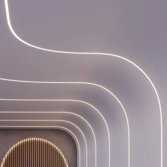 Фото #6 товара Силиконовый профиль WPH-FLEX-1616-TWIST-S11-10m WHITE (Arlight, Силикон)