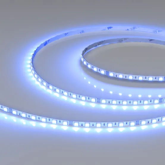 Фото #6 товара Светодиодная лента RT-H96-5mm 24V RGBW-Warm-4-in-1 (10 W/m, IP20, 5m) (Arlight, узкая)