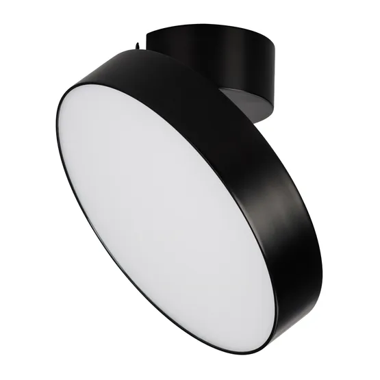 Фото #1 товара Светильник SP-RONDO-FLAP-R250-30W Warm3000 (BK, 110 deg) (Arlight, IP40 Металл, 3 года)