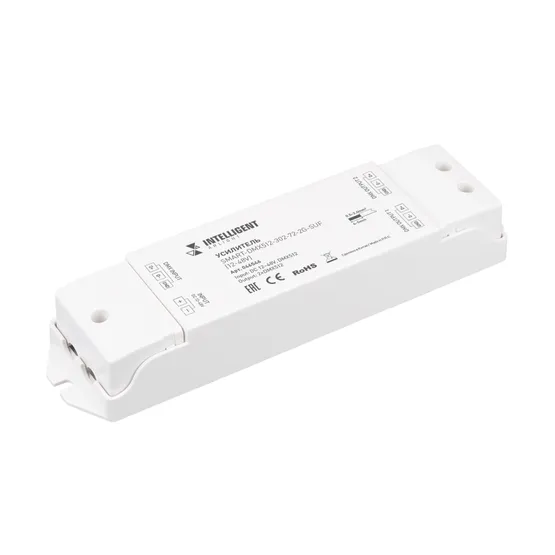 Фото товара INTELLIGENT ARLIGHT Усилитель SMART-DMX512-302-72-2G-SUF (12-48V) (IARL, IP20 Пластик, 5 лет)