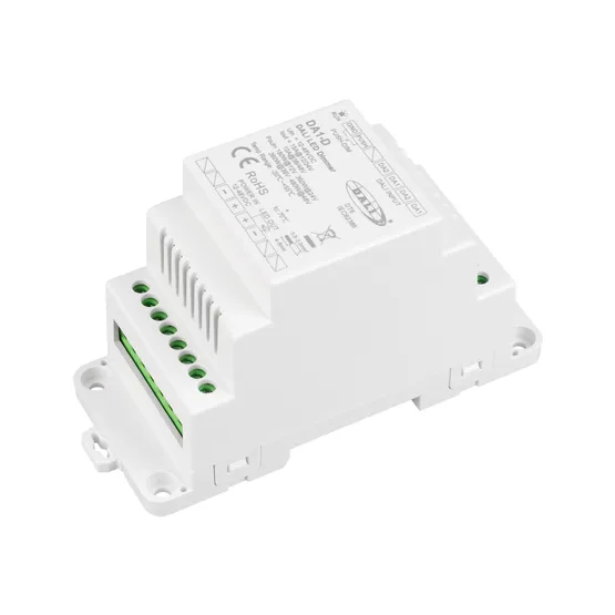 Фото товара INTELLIGENT ARLIGHT Диммер SMART-DALI2-301-72-ADDR-DIM-PS-DIN-White (12-48V, 1x15A) (IARL, IP20 Пластик, 5 лет)