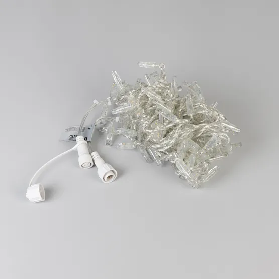 Фото #2 товара Светодиодная гирлянда ARD-STRING-CLASSIC-10000-CLEAR-100LED-FLASH Warm/Warm (230V, 7W) (Ardecoled, IP65)