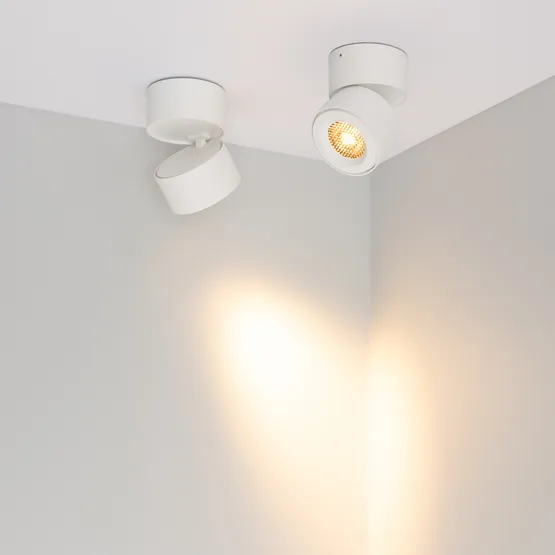 Фото #3 товара Светильник SP-POINT-SURFACE-R85-12W Warm3200-MIX (WH, 36 deg, 230V) (Arlight, IP20 Металл, 5 лет)