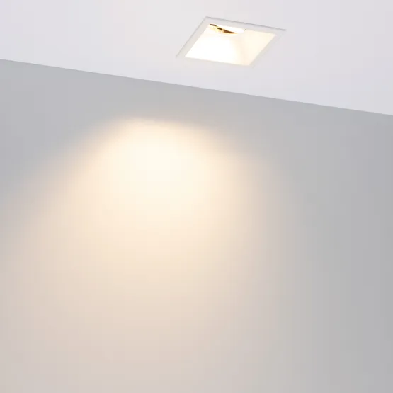 Фото #4 товара Светильник MS-FLOW-BUILT-S85x85-6W Warm3000 (BK, 55 deg, 230V) (Arlight, IP20 Металл, 5 лет)