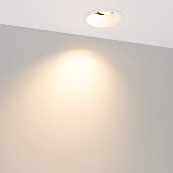 Фото #4 товара Светильник MS-FLOW-BUILT-R85-12W Warm3000 (BK, 55 deg, 230V) (Arlight, IP20 Металл, 5 лет)