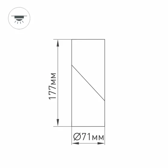 Фото #7 товара Светильник SP-TWIST-SURFACE-R70-12W Warm3000 (WH-BK, 30 deg) (Arlight, IP40 Металл, 3 года)