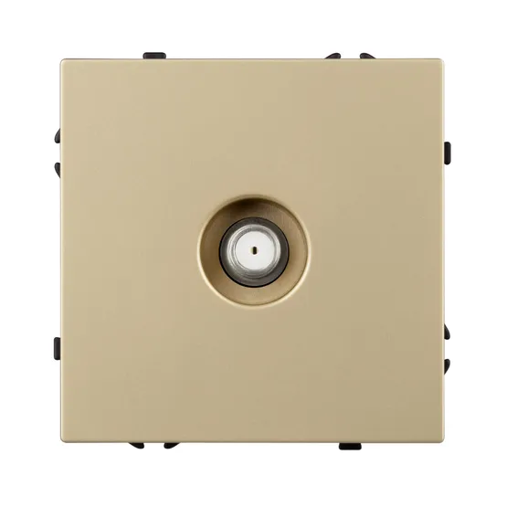 Фото #3 товара Механизм спутниковой розетки SCT-NOBE-MST1-SFPL-GD (SAT) (Arlight, Золотой песок)
