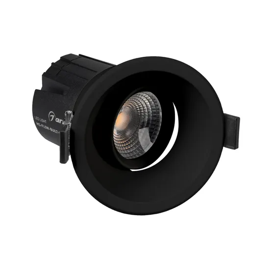 Фото #3 товара Светильник MS-FLOW-BUILT-R85-6W Day4000 (BK, 55 deg, 230V) (Arlight, IP20 Металл, 5 лет)