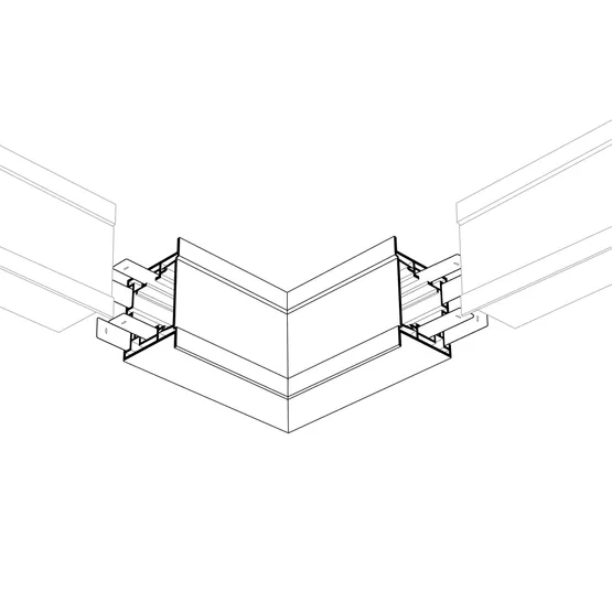 Фото #2 товара Угол S2-LINIA55-F-L90N внутренний (Arlight, Металл)