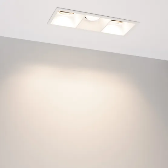 Фото #2 товара Светильник MS-FLOW-BUILT-S230x85-3x6W Day4000 (WH, 55 deg, 230V) (Arlight, IP20 Металл, 5 лет)