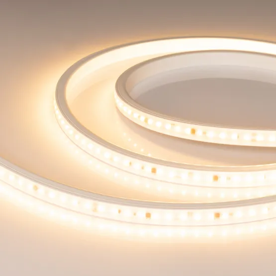 Фото #1 товара Светодиодная лента герметичная ARL-PV-A84-17mm 230V Warm2700 (14 W/m, IP65, FlickerFree, 10m) (Arlight, 5 лет)