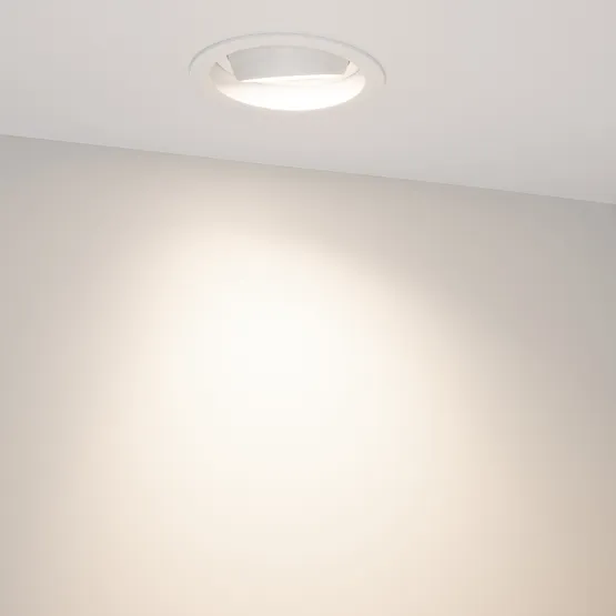 Фото #2 товара Светильник MS-VORTEX-BUILT-R135-30W Day4000 (WH-WH, 50 deg, 230V) (Arlight, IP20 Металл, 5 лет)