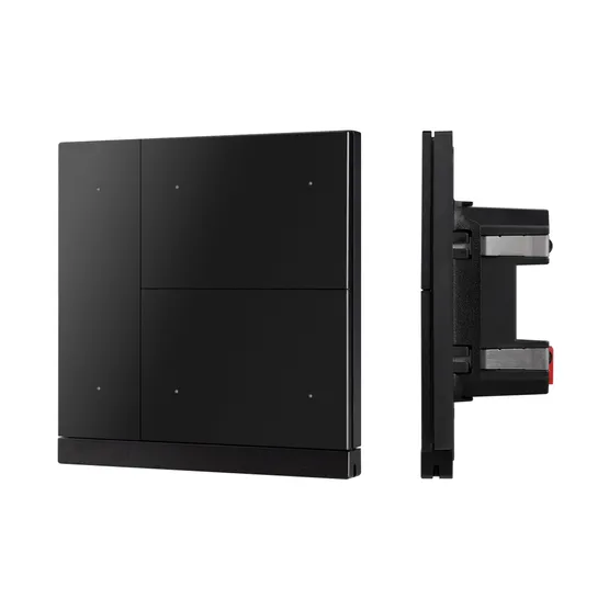 Фото #4 товара INTELLIGENT ARLIGHT Механизм панели KNX-303-22-IN Black (Bus) (IARL, IP20 Пластик, 2 года)