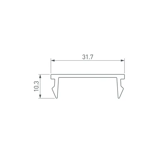 Фото #2 товара Экран LINE-S-W32-3000 OPAL  (Arlight, Пластик)