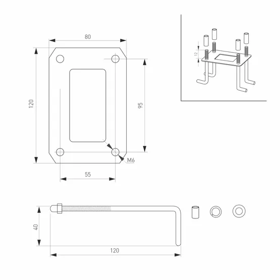 Фото #3 товара Светильник LGD-TENT-BOLL-H900-9W Warm3000 (GR, 110 deg, 230V) (Arlight, IP65 Металл, 3 года)