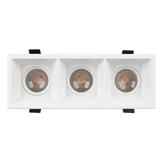 Фото #5 товара Светильник MS-FLOW-BUILT-S230x85-3x12W Warm3000 (WH, 15 deg, 230V) (Arlight, IP20 Металл, 5 лет)