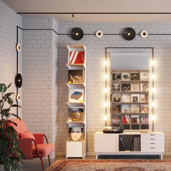 Фото #2 товара Светильник MAG-MICROCOSM-VINYL-R170-7W Day4000 (BK, 150 deg, 24V) (Arlight, IP20 Металл, 5 лет)