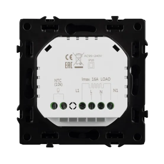 Фото #2 товара Терморегулятор SWT-NOBE-MTE-SFPL-WH (электрический тёплый пол) (Arlight, Белый кварц)