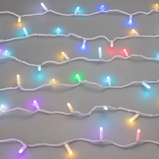 Фото #3 товара Светодиодная гирлянда ARD-STRING-CLASSIC-20000-WHITE-200LED-MILK-SYNC RGB (230V, 13W) (Ardecoled, IP65)