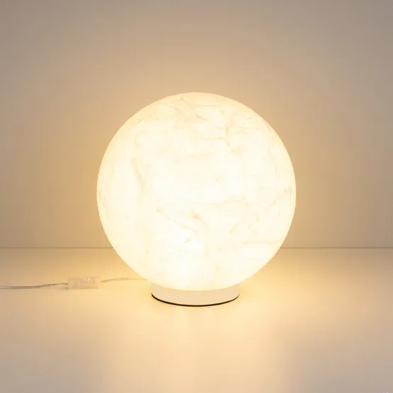 Фото #4 товара Светильник SP-SILKA-TAB-R350-11W Warm2700 (WH, 330 deg, TOUCH-DIM) (Arlight, IP20 Натуральный шелк, 3 года)