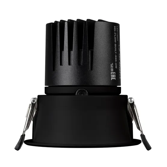Фото #4 товара Светильник MS-FLOW-BUILT-R85-6W Day4000 (BK, 55 deg, 230V) (Arlight, IP20 Металл, 5 лет)