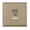 Минифото #3 товара Механизм телефонной розетки SCT-NOBE-MTL1-SFPL-GD (RJ-11, 4C) (Arlight, Золотой песок)