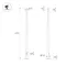 Минифото #2 товара Опора фланцевая OXOR-OK-D75-L6000 (BK) (Arlight, Сталь)