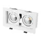 Минифото #1 товара Светильник CL-KARDAN-S180x102-2x9W Warm (WH, 38 deg) (Arlight, IP20 Металл, 3 года)