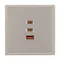 Минифото #3 товара Механизм розетки с быстрой USB зарядкой SCT-NOBE-MUACC-SFPL-FC-CA (65W, QC3) (Arlight, -)