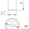 Минифото #3 товара Подвес MAG-HANG-45-L2000 (SL) (Arlight, Металл)