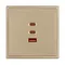 Минифото #3 товара Механизм розетки с быстрой USB зарядкой SCT-NOBE-MUACC-SFPL-FC-GD (65W, QC3) (Arlight, -)