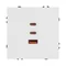 Минифото #4 товара Механизм розетки с быстрой USB зарядкой SCT-NOBE-MUACC-SFPL-FC-WH (65W, QC3) (Arlight, -)